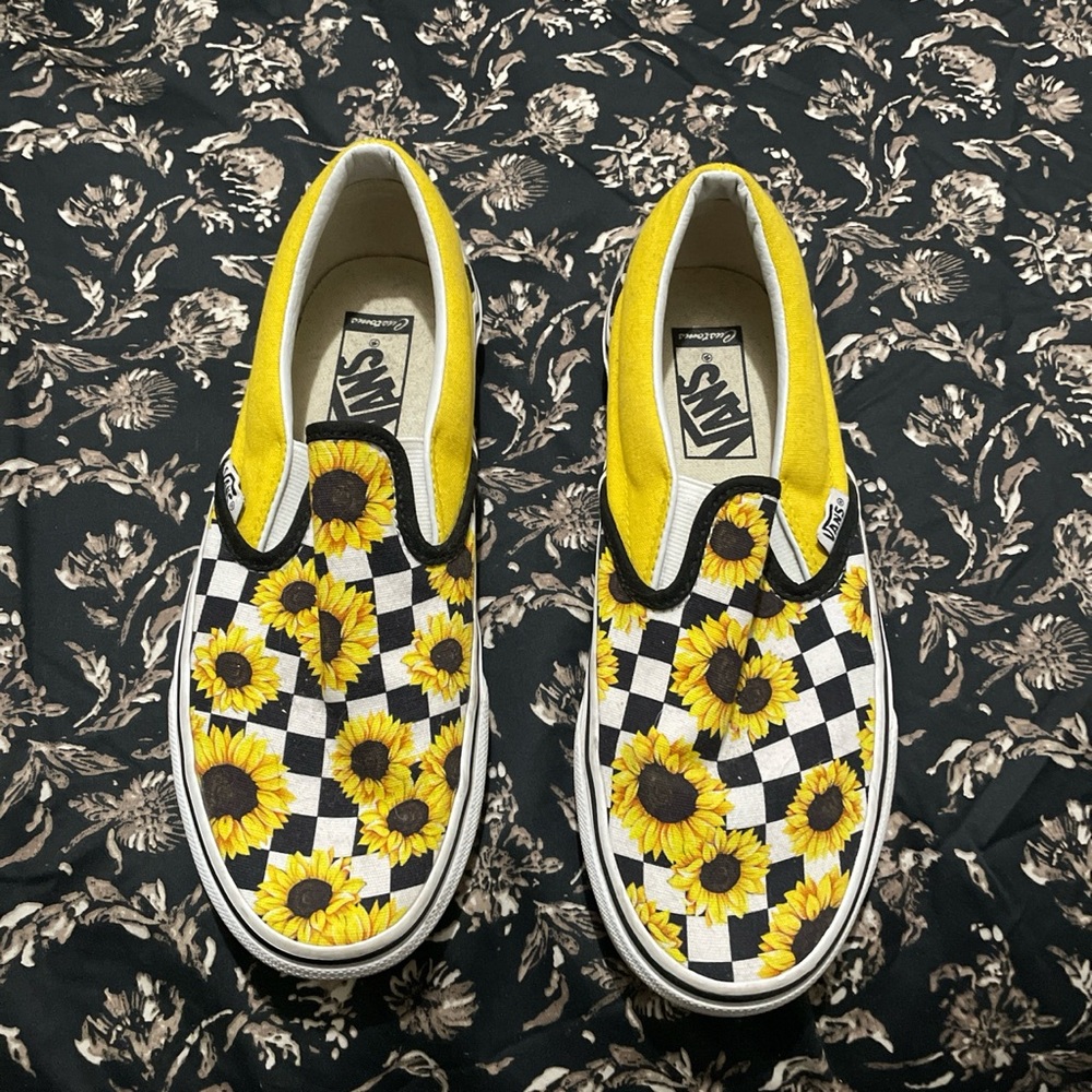 Customized vans , size 8 W & 6.5 M